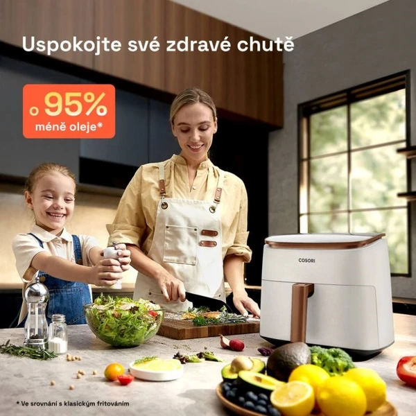 Cosori TurboBlaze Pre teplovzdušná fritéza 6,2 l biela - Fritézy - Obrázok d44a46ef274e44c78189c54097296a59