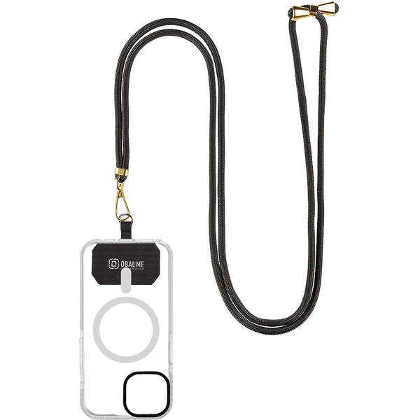 OBAL:ME NeckTag Allure popruh na telefón čierny - Popruhy a crossbody - Obrázok d463e46c4f9a47d1a1983d57d27fe25d
