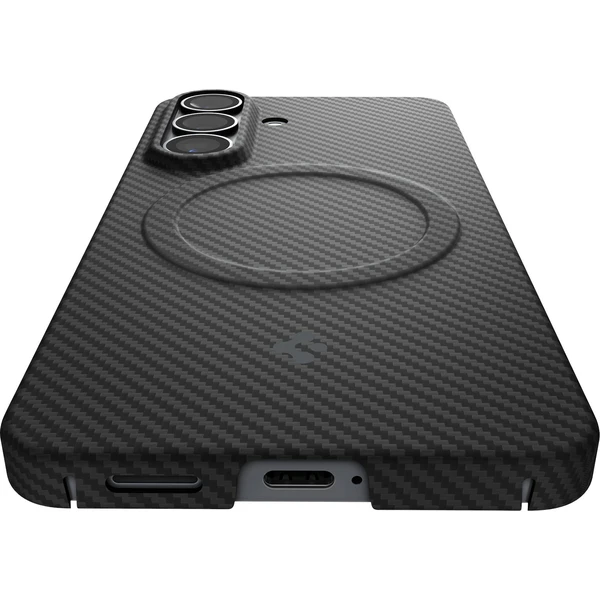 Spigen Air Skin Aramid MagSafe kryt Samsung Galaxy S26 čierny - Puzdra - Obrázok d480fb52aa1043c3b77c570fea9715e1