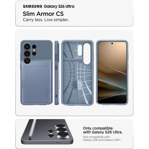 Spigen Slim Armor CS kryt Samsung Galaxy S26 Ultra modrý - Puzdra - Obrázok d4ab28d36f8c4cb5a664da27bec34ed5