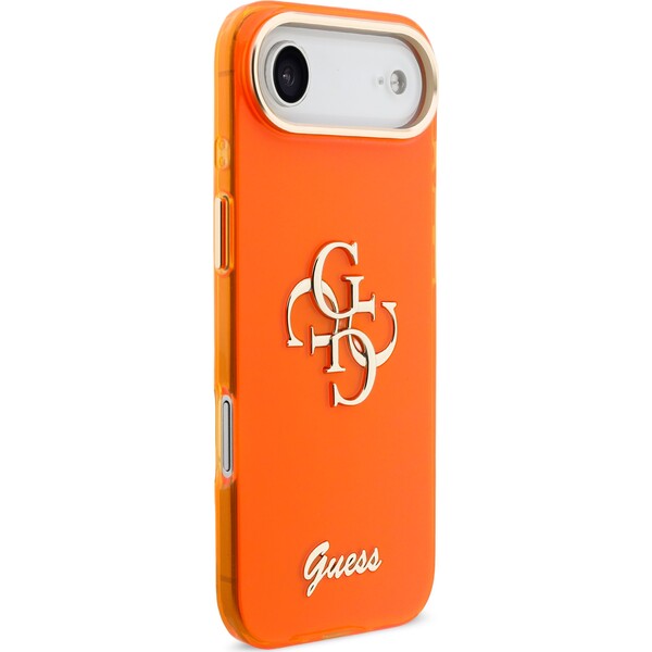 Guess IML 4G Script Metal Logo kryt iPhone Air oranžový - Puzdra - Obrázok d4b5ad8d9774491c9684010fc82094e2