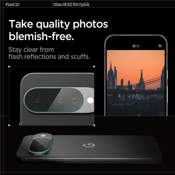 Spigen Glass tR EZ Fit Optik 2 Pack tvrdené sklo na fotoapará Google Pixel 10 číre - Ochranné fólie a sklo - Obrázok d4c392826dd5404a81e002dcece91ba5