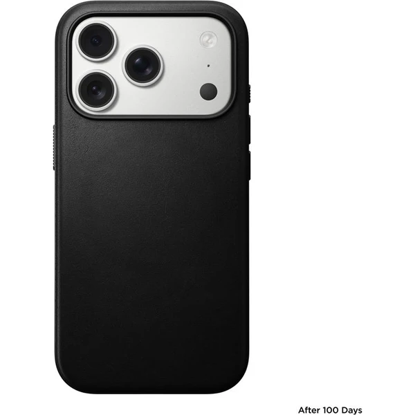Nomad Modern Leather Case MagSafe kožený kryt iPhone 17 Pro Black - Puzdra - Obrázok d4d16d62403b4fd8838821269b87c308