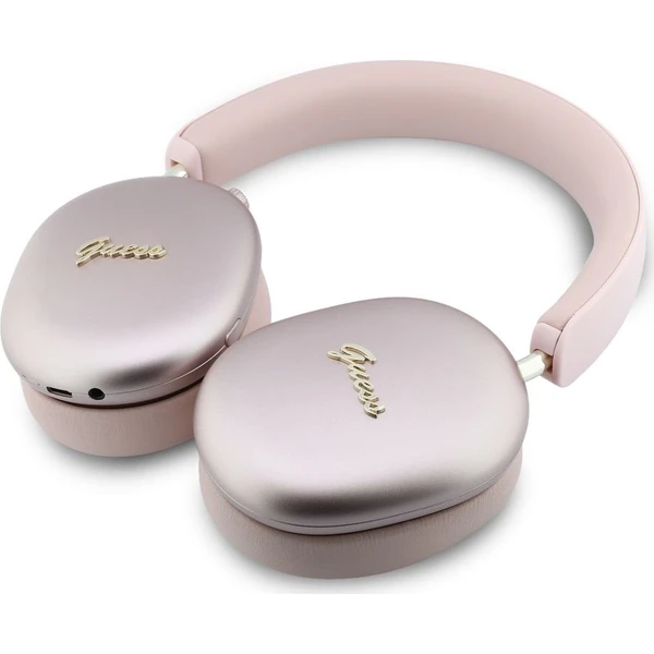 Guess Metallic Script Logo ENC Bezdrôtové Slúchadlá Pink - Slúchadlá - Obrázok d4f6e5acca2d4d07915256a05976683c