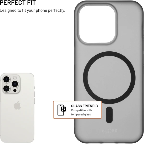 TPU gélový kryt FIXED MagStory s podporou MagSafe pre Apple iPhone 15 Pro, dymový - Puzdra - Obrázok d4fcdea8d85c4c5a964feba4f7870b85