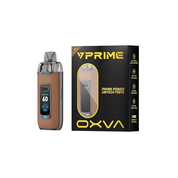 OXVA Vprime Pod Kit (Brown Leather) - Elektronické cigerety - Obrázok d4fdb550e697423d90ffc7ab4cbbbca4