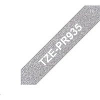 Brother TZe-PR935 páska biela na striebornom 12 mm - Pásky pre štítkovače