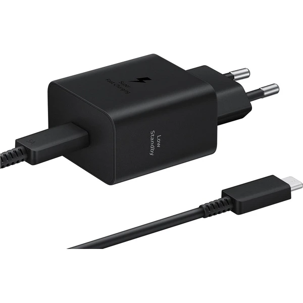 Samsung USB-C 45W nabíjačka (EP-T4511XBEGEU) + USB-C kábel čierna - Nabíjačky - Hlavný obrázok
