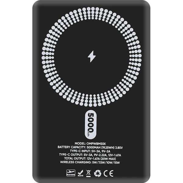 OBAL:ME MagNetix Powerbanka 5000mAh Čierna - Powerbanky - Obrázok d50f7ad067ad4085b80383acc64fb233