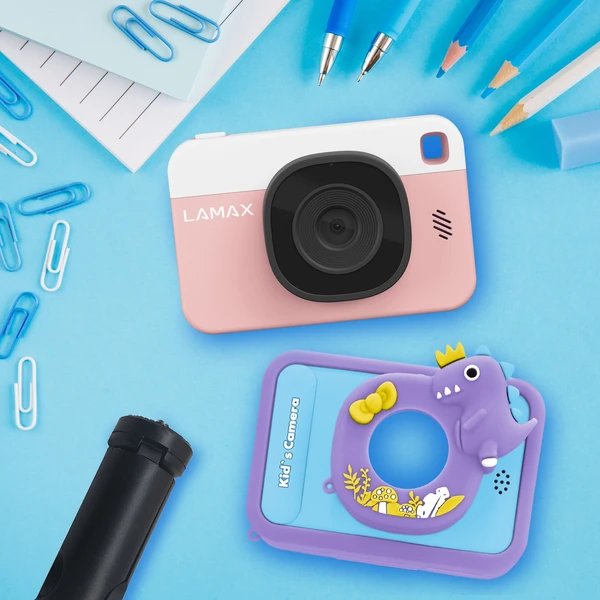 LAMAX PixelKid1 detský fotoaparát ružový - Fotoaparáty - Obrázok d5143db39d1c44fc9648f8a89f2a6a51