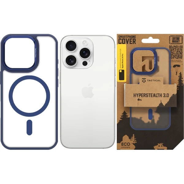 Tactical MagForce Hyperstealth 3.0 Kryt pre Apple iPhone 16 Pro Deep Blue - Puzdra - Obrázok d51fde131f9e447ea4a04de864494ad5