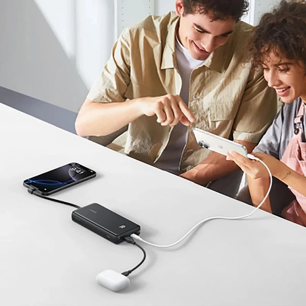 Anker Zolo powerbanka 20000mAh, 22,5W s káblom USB-C čierna - Powerbanky - Obrázok d540f2ec5ec3452aafd653f541240b30