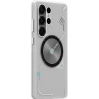Aulumu S25 Frosted TPU MagSafe kryt Samsung S25 Ultra priehľadná biela - Puzdra