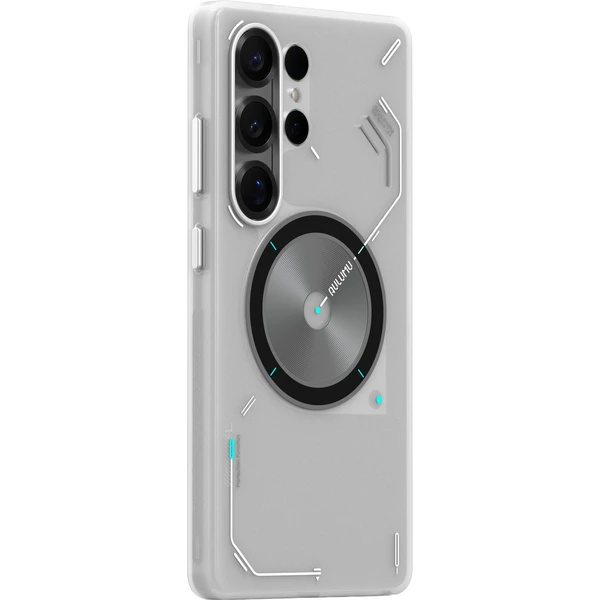 Aulumu S25 Frosted TPU MagSafe kryt Samsung S25 Ultra priehľadná biela - Puzdra - Hlavný obrázok
