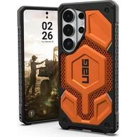 UAG Monarch Pro MagSafe Kevlar kryt Samsung Galaxy S26 Ultra oranžový - Puzdra