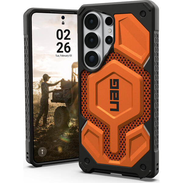 E-shop UAG Monarch Pro MagSafe Kevlar kryt Samsung Galaxy S26 Ultra oranžový