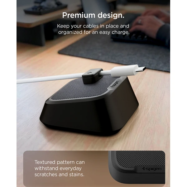 Spigen Magnetic Cable Holder magnetický organizátor čierny - Organizéry - Obrázok d587336452bb4363b7d1f92391d9fb7d