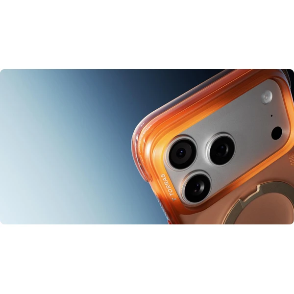 Torras Ostand Q3 Air MagSafe kryt iPhone 17 Pro horizon orange - Puzdra - Obrázok d5969db1ce804b178a331d7c52fa459a