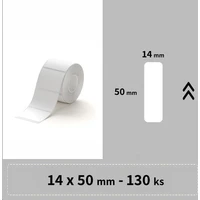 Niimbot štítky RP 15x50mm 130ks pre D11, D11-M, D110, D110-H biele - Pásky pre štítkovače