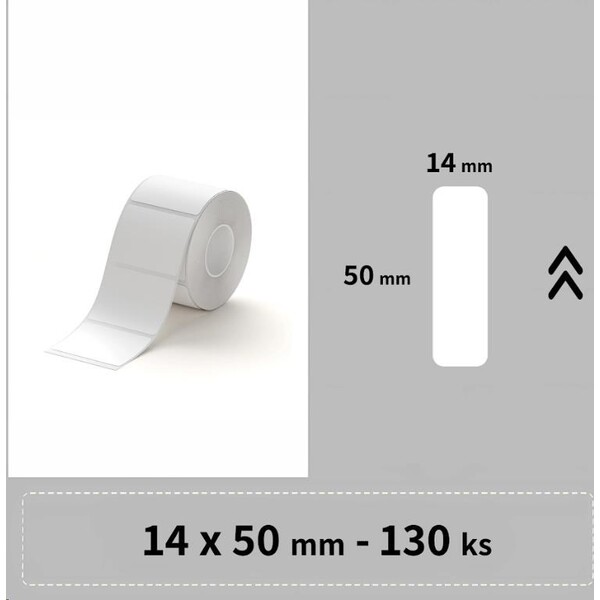 Niimbot štítky RP 15x50mm 130ks pre D11, D11-M, D110, D110-H biele