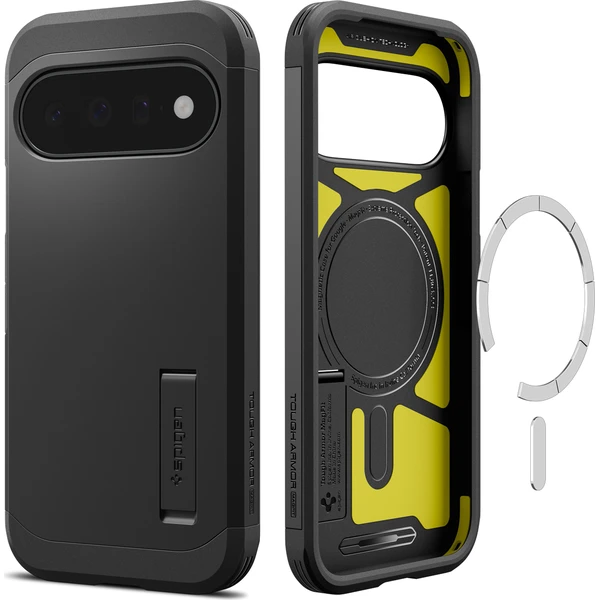 Spigen Tough Armor MagSafe, čierny - Google Pixel 11 - Puzdra - Hlavný obrázok