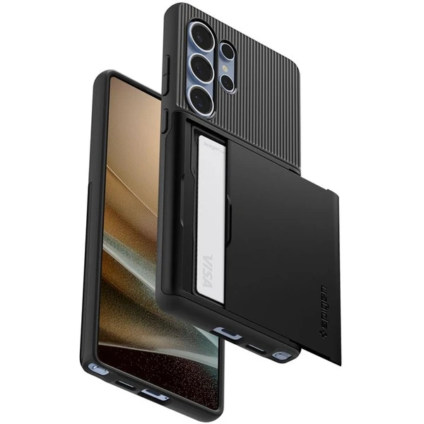 Spigen Slim Armor CS kryt Samsung Galaxy S25 Ultra čierny - Puzdra - Obrázok d61a32aab5e84a09b08f5fefee4f1c73