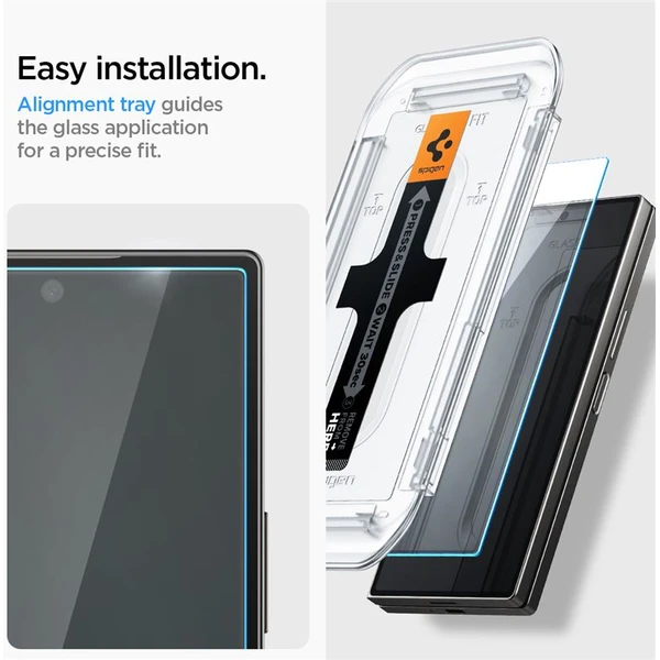 Spigen Glass TR EZ Fit Cover sklo Samsung Galaxy Z Fold6 (2 ks) - Ochranné fólie a sklo - Obrázok d624e5fcc6fe4e40a4c64680e77b3a2d