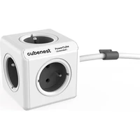 CubeNest PowerCube Extended, 1.5m sivá - Zásuvky