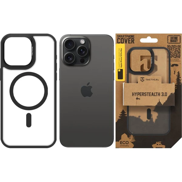 Tactical MagForce Hyperstealth 3.0 Kryt pre Apple iPhone 15 Pro Max Asphalt - Puzdra - Obrázok d661be08454741bf9aeb5776526dadbc