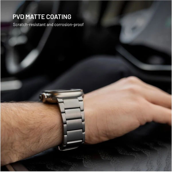 FIXED Titanium Strap titánový remienok Apple Watch 44/45/46/49mm, prírodný titán - Remienky - Obrázok d67aea00767d4acfb45a4dacd7cb614c