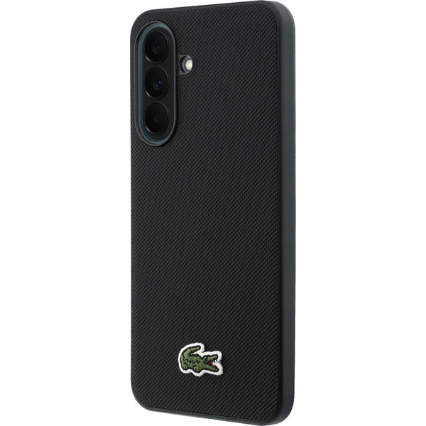 Lacoste Iconic Petit Pique Woven Logo MagSafe kryt Samsung Galaxy A37 čierny - Puzdra - Obrázok d6bac21c5e1f4b0b8a2381f263a2908f