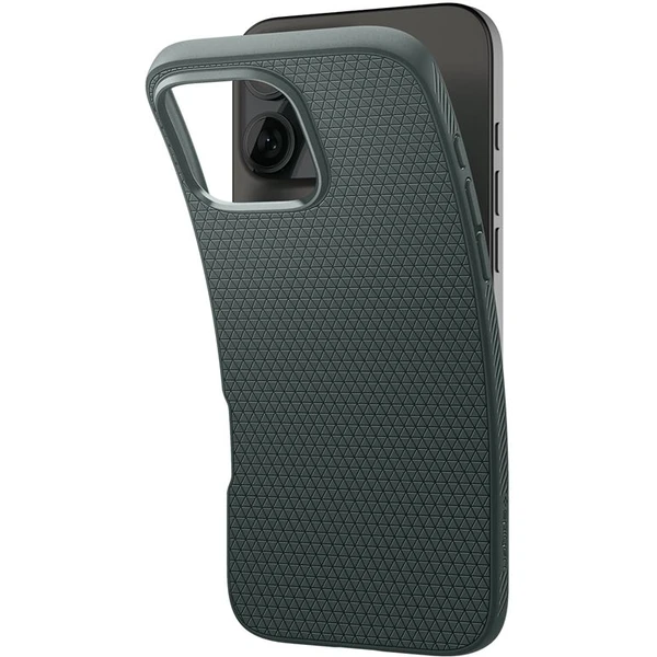 Spigen Liquid Air kryt iPhone 16 Pro Max abyss green - Puzdra - Obrázok d6bce3874a4a472d89ced2ad968f5910