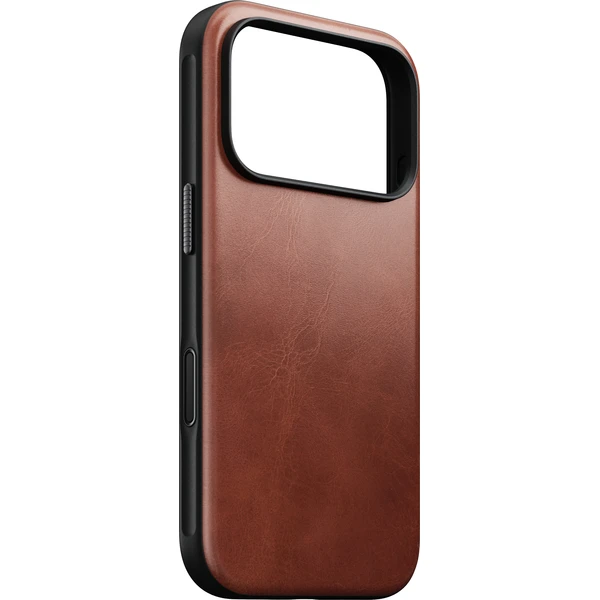 Nomad Modern Leather (Horween) MagSafe kožený kryt iPhone 17 Pro/18 Pro Olde Dublin - Puzdra - Obrázok d6d24f0c77e74c37890bbc39df513b34