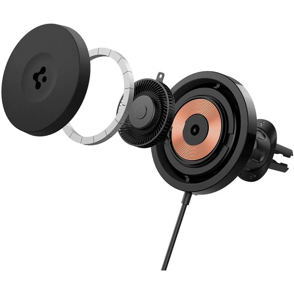 Spigen OneTap Pro 3 Cryomax Air Vent MagSafe držiak do auta s chladením, čierny - Držiaky - Obrázok d6d411475ab84743a021f86cf22a9949