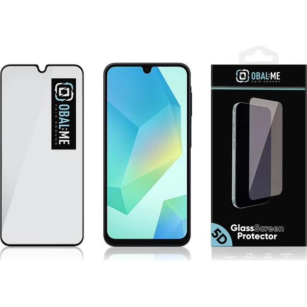 OBAL:ME 5D tvrdené sklo Samsung Galaxy A16 5G čierne - Ochranné fólie a sklo - Obrázok d6f2b18c1a884e81ae3bd2929fddf6a6