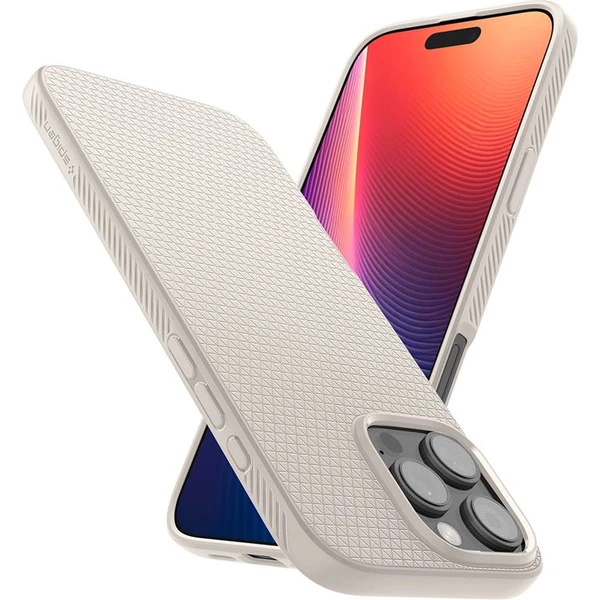 Spigen Liquid Air kryt iPhone 16 Pro Max natural titanium - Puzdra - Obrázok d704d83a022f46a58aad4ecf1ffeb07f