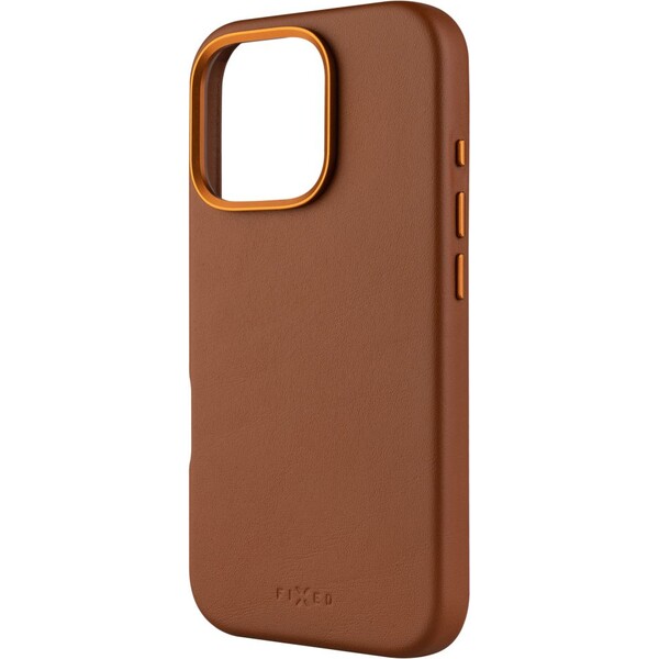 E-shop FIXED MagLeather kožený kryt s MagSafe Apple iPhone 16 Pro hnedý