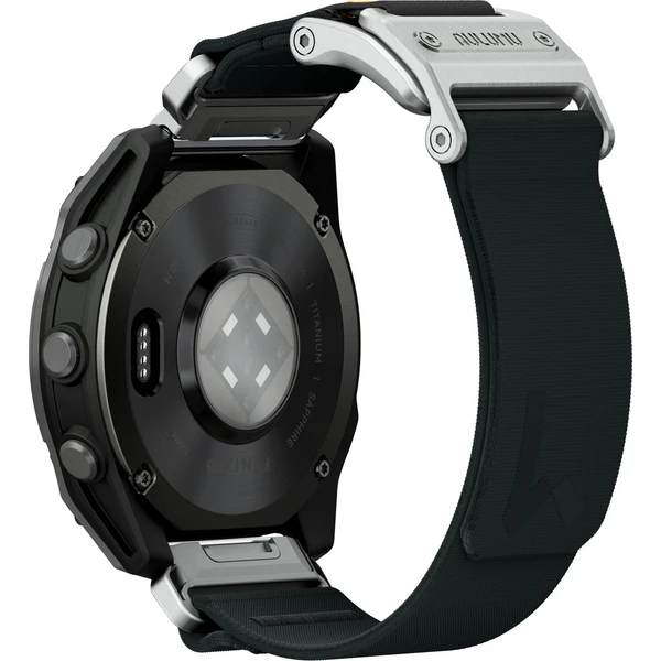 Aulumu C11 Mag-Buckle Slim remienok Garmin Watch (QuickFit 22mm) strieborná pracka/čierny remienok - Remienky - Obrázok d729d7e7d6cd45798f61b5c5a9b37909
