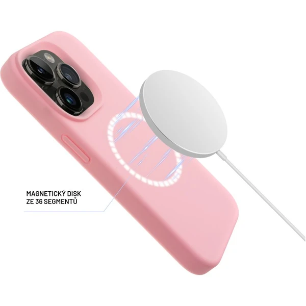 Zadný kryt FIXED MagFlow s podporou MagSafe pre Apple iPhone 14, ružový - Puzdra - Obrázok d7372ecd20674c4f8b3d97fce6e3e0a2