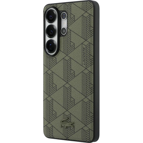 Lacoste PVC Blend Monogram Magnetický kryt Samsung Galaxy S26 Ultra khaki - Puzdra - Obrázok d7497c391e67428392a3e37adc1ed46c