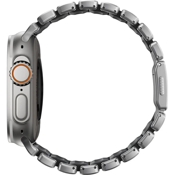 Náramok Nomad Stratos Band FKM pre Apple Watch 45/46/49mm Natural Titanium/Black - Remienky - Obrázok d75c8ae60d744a65b5558b299783035f