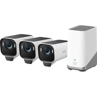 Anker eufyCam S3 Pro 3 ks + HomeBase 3 biela - IP kamery