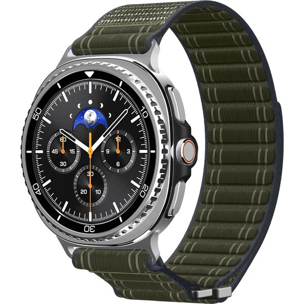 E-shop Spigen Fabric Band remienok (suchý zips) Samsung Galaxy Watch8 46/44/40mm zelený