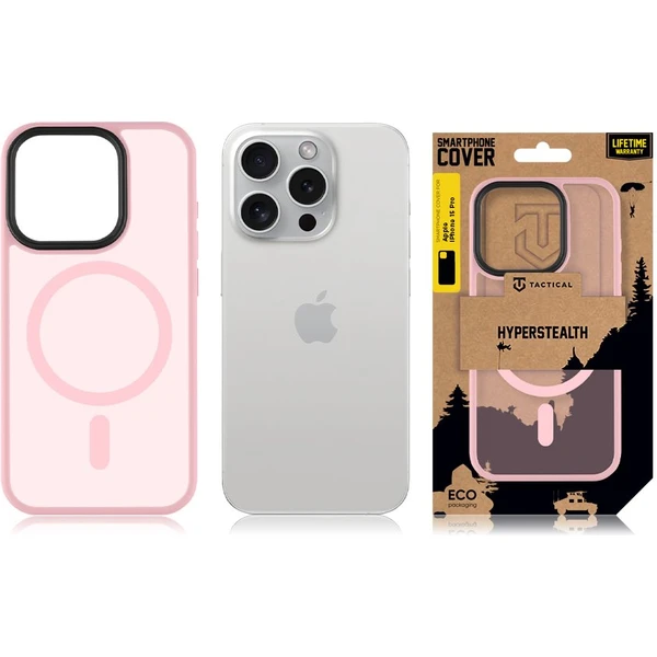 Tactical MagForce Hyperstealth kryt iPhone 15 Pre Pink Panther - Puzdra - Obrázok d7866733bd374666b64406066b78b1a3