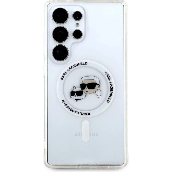 Karl Lagerfeld IML K&CH Heads MagSafe kryt Samsung Galaxy S25 Ultra číry - Puzdra - Obrázok d798ad126f1342ddb017a7b658010bbd