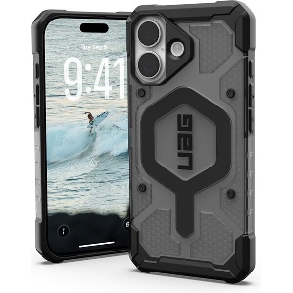 UAG Pathfinder Clear Magsafe kryt iPhone 17 dymový/čierny