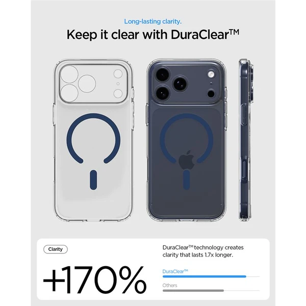 Spigen Ultra Hybrid MagSafe kryt iPhone 17 Pro čistá tmavomodrá - Puzdra - Obrázok d7c3f0328fb94534be0419ffdd5682c8