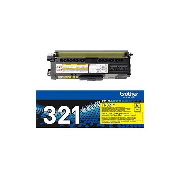 Brother TN321Y tonerová kazeta žltá - Tonery - Hlavný obrázok