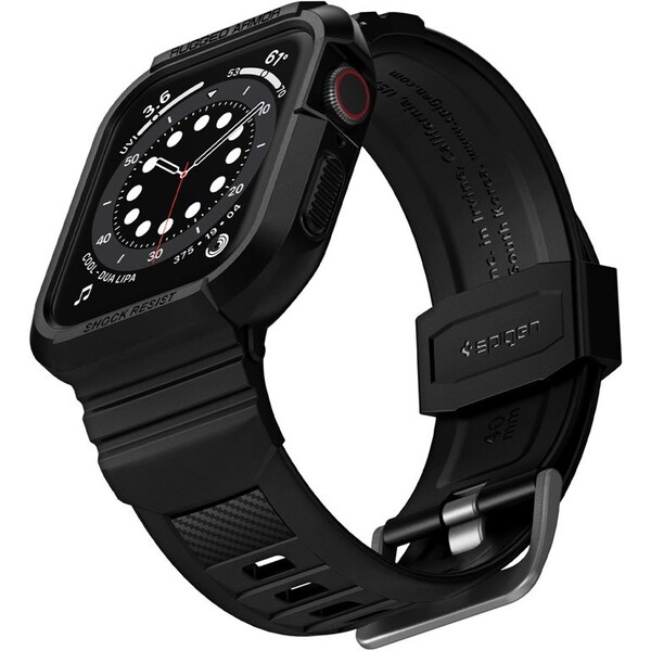 E-shop Spigen Rugged Armor Pro remienok s puzdrom Apple Watch 41/40mm čierny