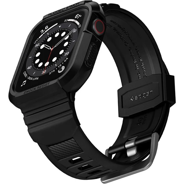 Spigen Rugged Armor Pro remienok s puzdrom Apple Watch 41/40mm čierny - Remienky - Hlavný obrázok